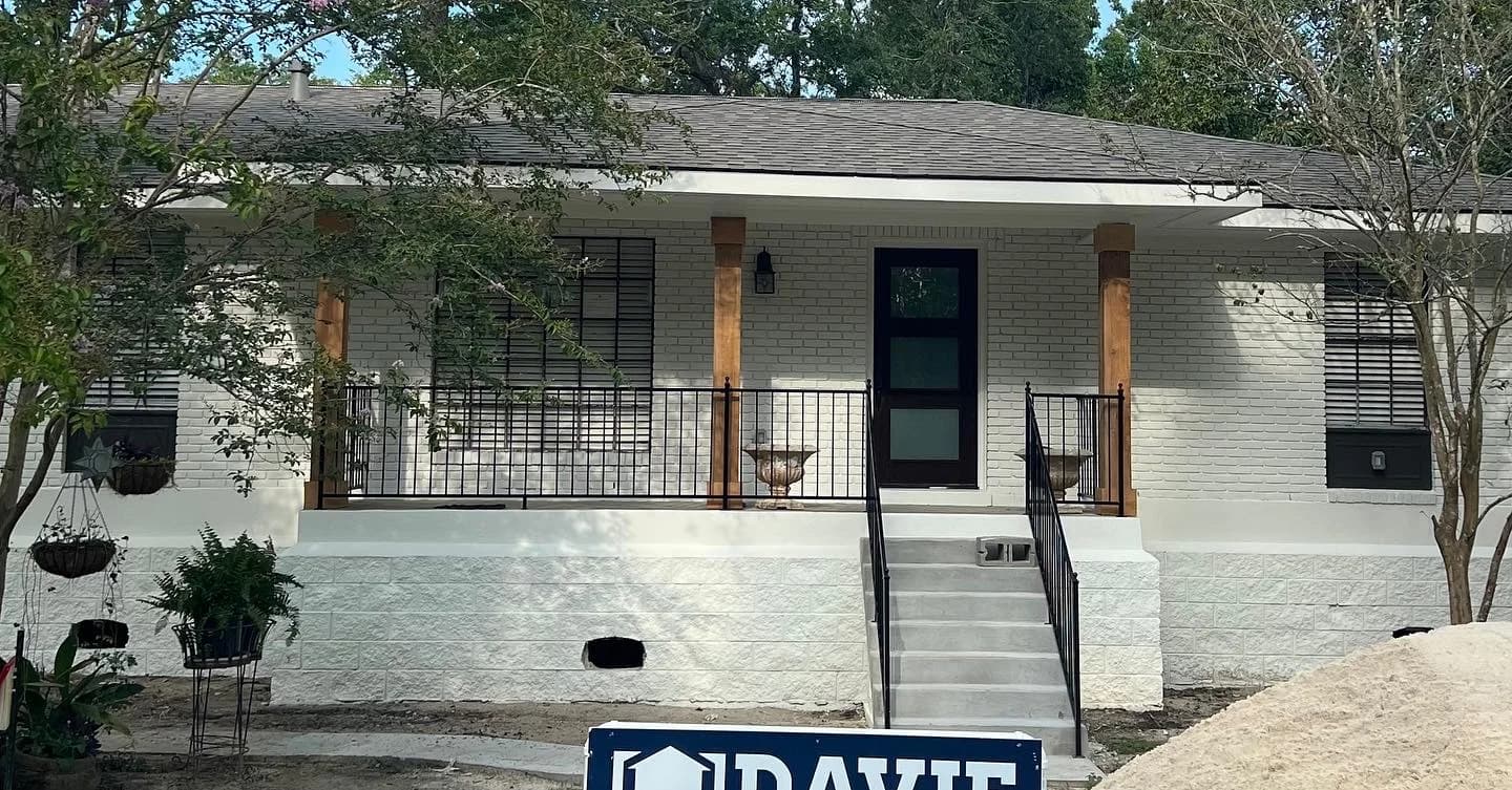 Exterior Brick & Porch Transformation