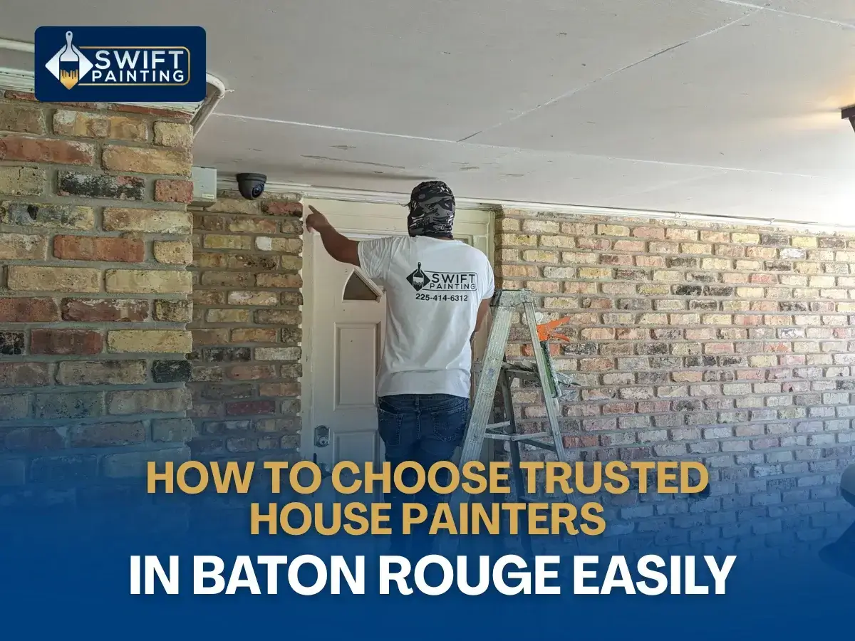 How to Choose Trusted House Painters in Baton Rouge Easily
