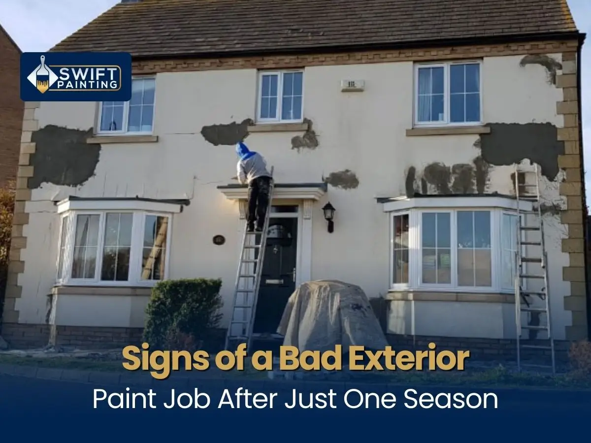 Signs of a Bad Exterior Paint Job After One Season