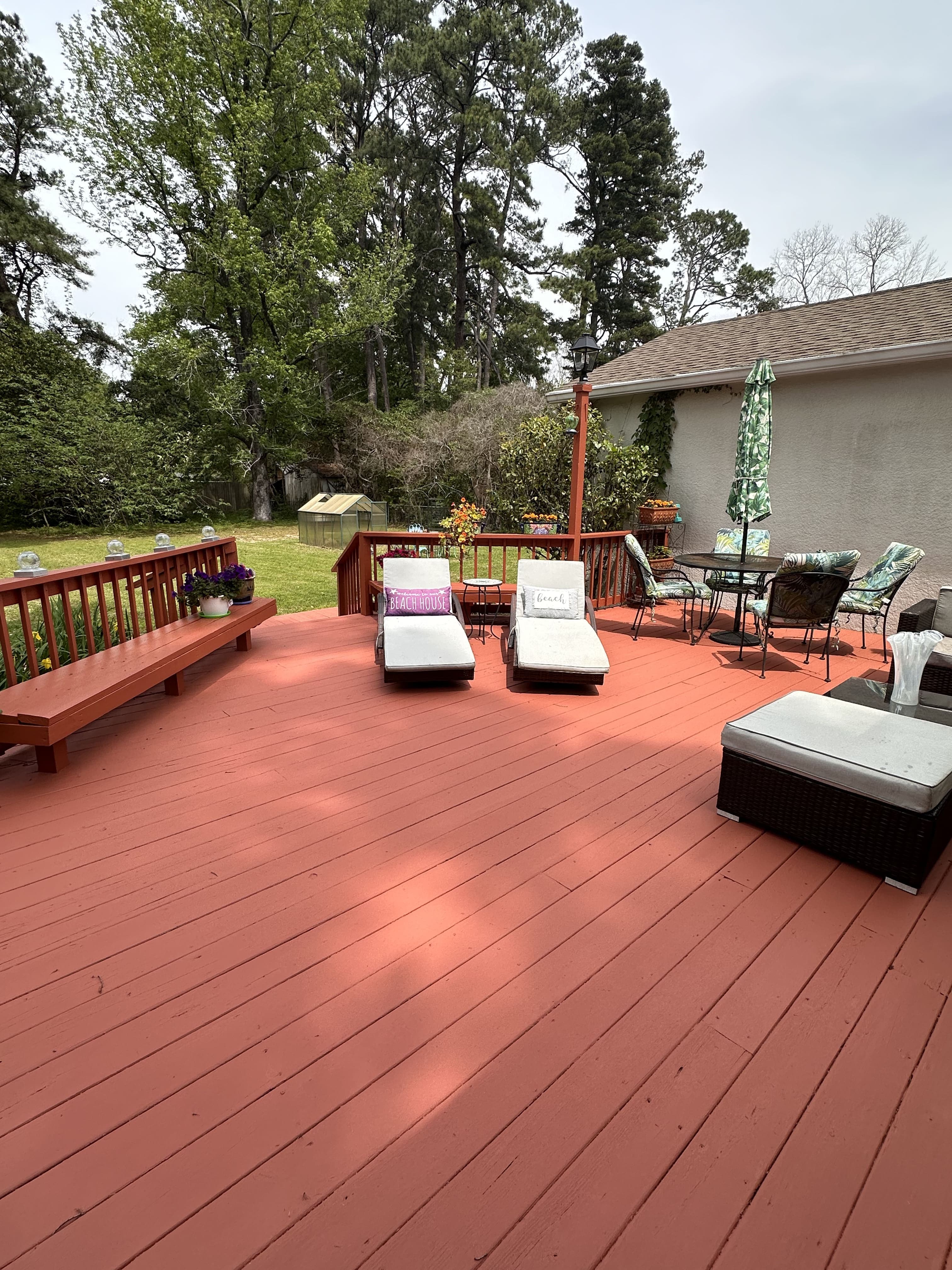 Backyard Deck & Patio Painting