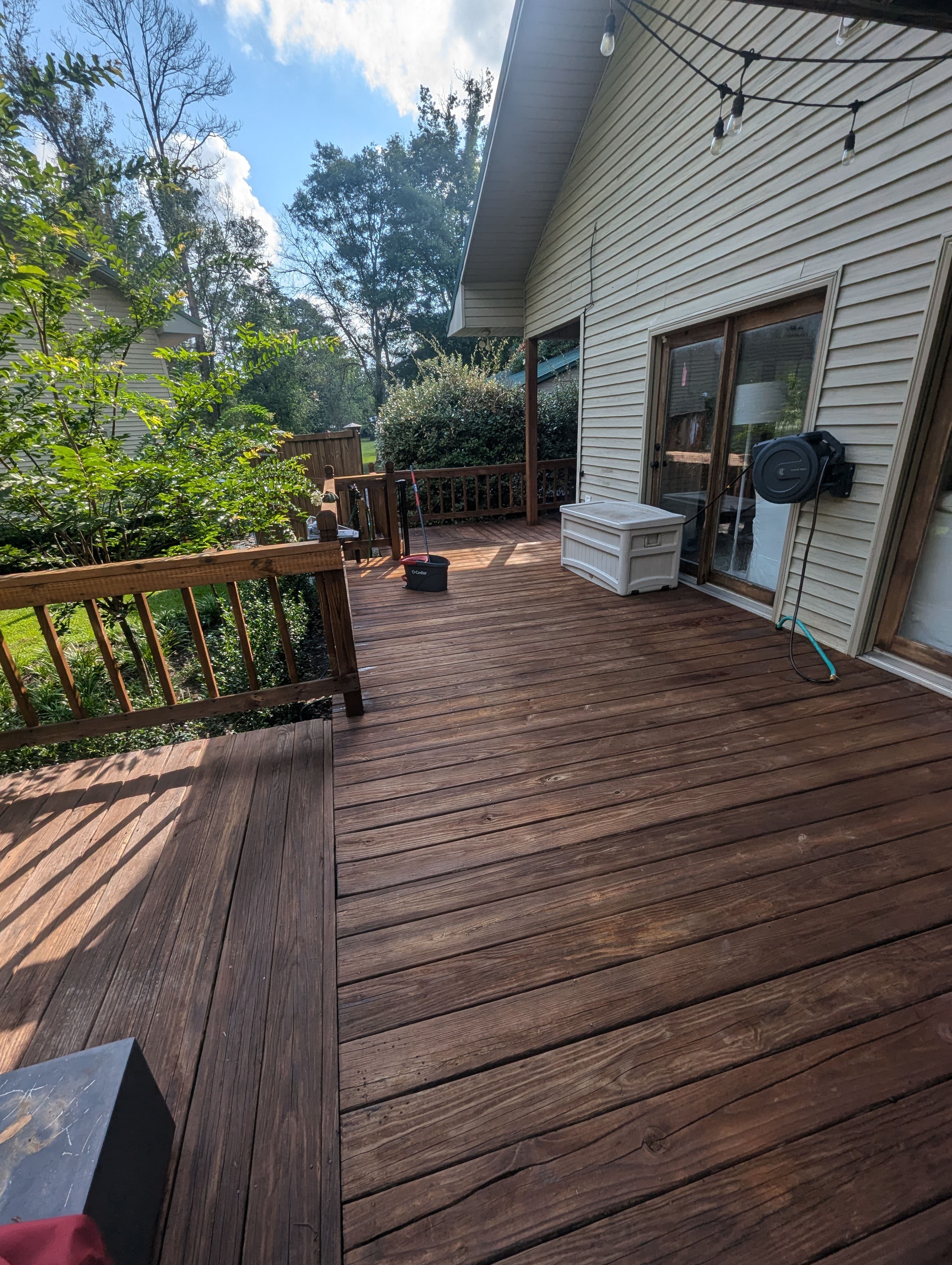 Rear Deck Staining & Refinishing